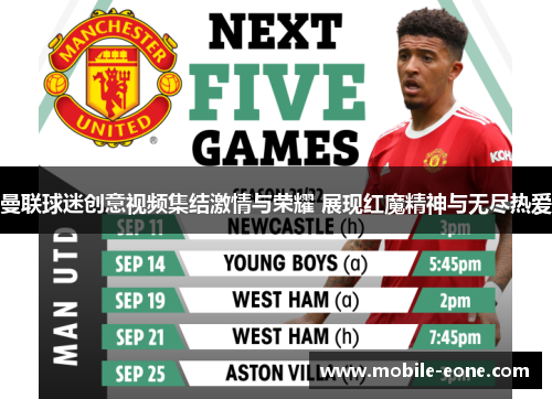 曼联球迷创意视频集结激情与荣耀 展现红魔精神与无尽热爱 曼联球迷创意视频集结激情与荣耀 展现红魔精神与无尽热爱